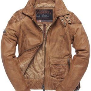 Superdry Warbird Leather Jacket